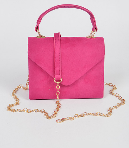 Suede Mini Bag Pink